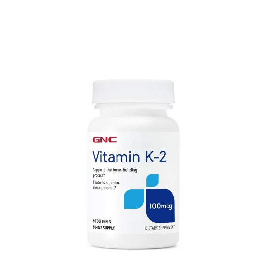 GNC Vitamina K-2 100 mcg, 60 cps