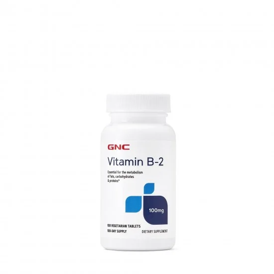 GNC Vitamin B-2 100 mg, 100 tb