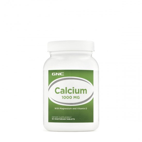 GNC Calcium 1000 mg, Calciu cu Magneziu si Vitamina D, 90 tb