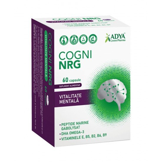 Cogni Nrg, Cutie cu 60 de capsule, Adya 