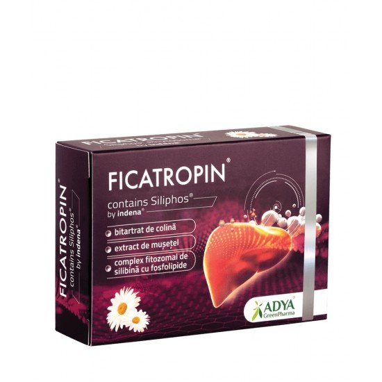 Supliment pentru sustinerea functiilor hepatice Ficatropin, 30 capsule - Adya Green Pharma