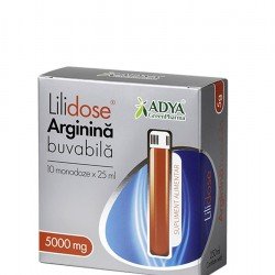 Arginina Buvabila 5000 mg Lilidose, 25 ml x 10 doze - Adya Green Pharma