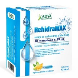 Rehidramax,10 monodoze x 25 ml, Adya