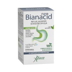 NeoBianacid cu poliprotect pentru aciditate si reflux, 45 comprimate - Aboca