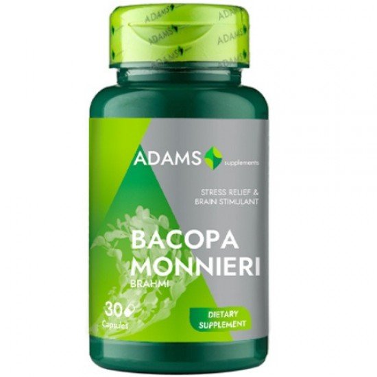 Bacopa Monnieri, 350 mg, 30 capsule, Adams