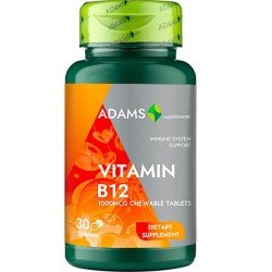 Vitamina B12 1000mcg, 30 tablete, Adams