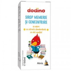 Sirop memorie si concentrare Dodino, 150 ml - Alevia