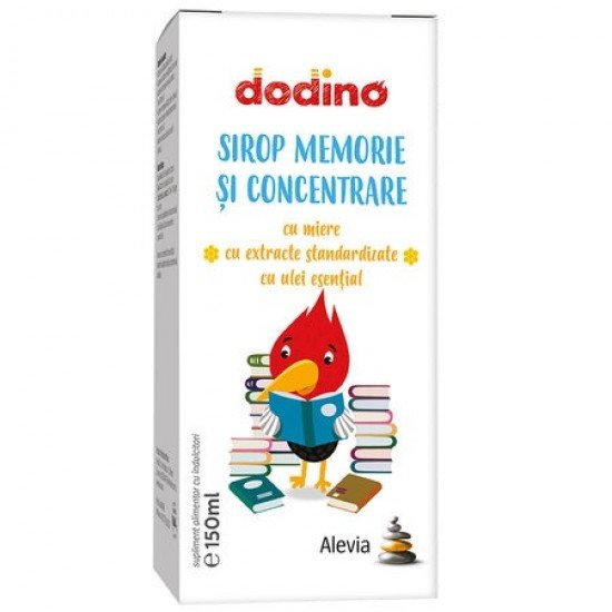 Sirop memorie si concentrare Dodino, 150 ml - Alevia