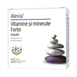 Vitamine si minerale Forte, 15 plicuri - Alevia