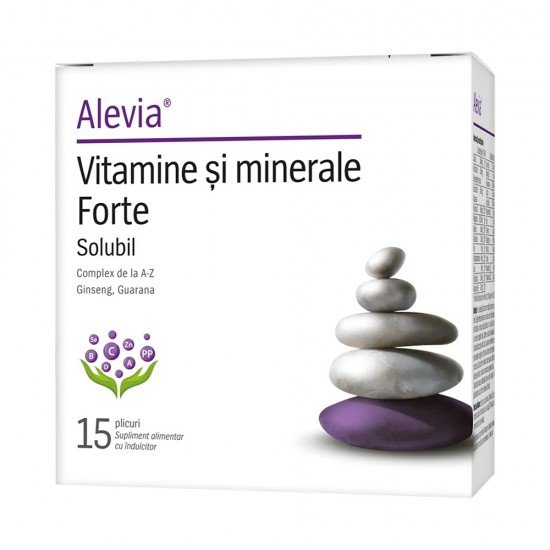 Vitamine si minerale Forte, 15 plicuri - Alevia