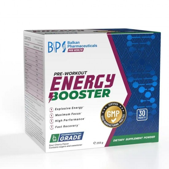 Energy Booster, 30 plicuri, Balkan Pharmaceuticals