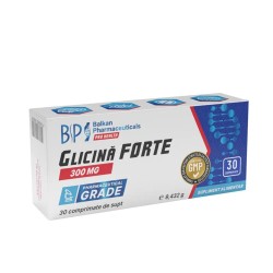 Glicină Forte 30 tablete, Balkan Pharmaceuticals