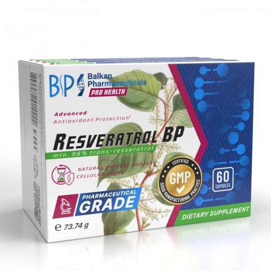Resveratrol 60 capsule Balkan Pharmaceuticals
