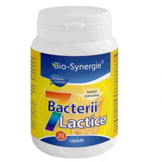 7 bacterii lactice, 20 capsule - Bio Synergie
