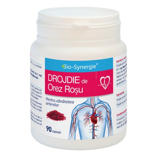 Drojdie de orez rosu, 90 capsule - Bio Synergie