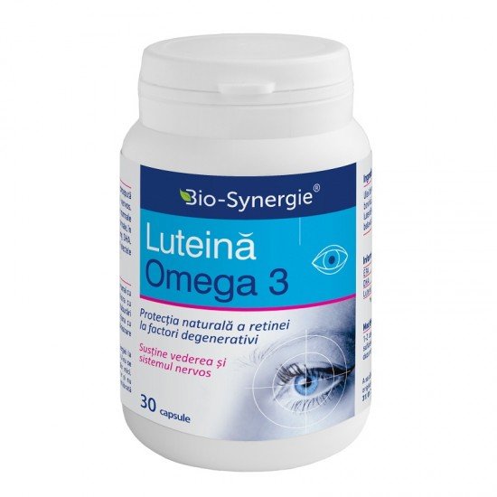 Luteina Omega 3, 30 capsule - Bio Synergie