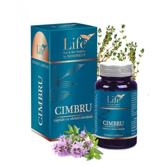 Cimbru capsule cu uleiuri esentiale, 30 capsule - Bionovativ