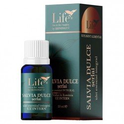 Ulei esential integral de salvie, 10 ml - Bionovativ