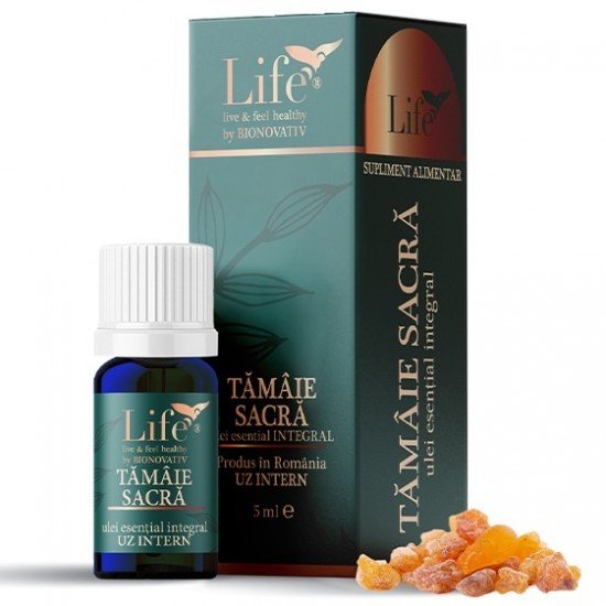 Ulei esential integral de tamaie sacra, 5 ml - Bionovativ