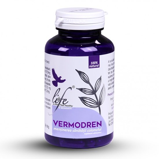 Vermodren Bionovativ, 60 capsule - Dvr Pharm