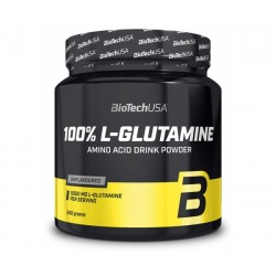 100% L-Glutamine, 240 g, Biotech