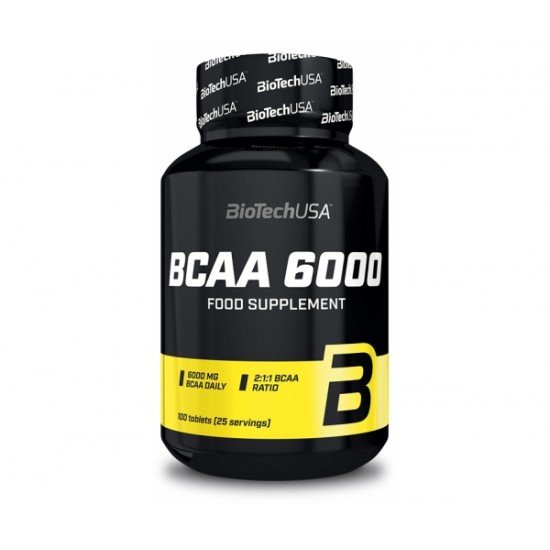 BCAA 6000, 100 tablete, Biotech