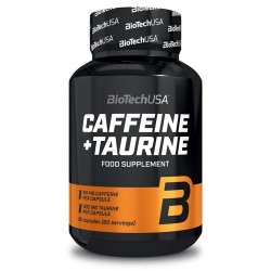 Caffeine & Taurine, 60 caps, Biotech