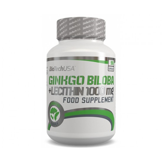 Ginkgo Biloba + Lecithin, 90 capsule, Biotech Ginkgo Biloba + Lecithin, 90 capsule, Biotech