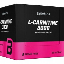 L-Carnitine 3000 mg, 20 fiole, Biotech