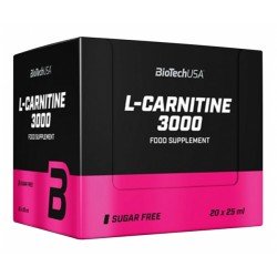L-Carnitine 3000 mg, 20 fiole, Biotech