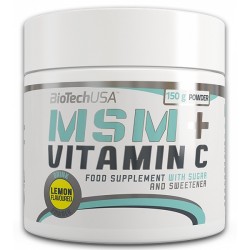 MSM + Vitamin C, 150 grame, Biotech