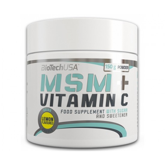 MSM + Vitamin C, 150 grame, Biotech