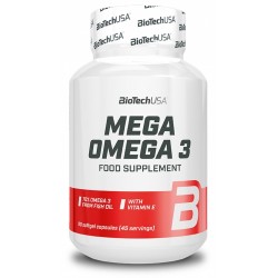 Mega Omega 3, 90 capsule, Biotech