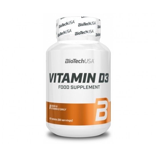 Vitamin D3, 60 tablete, Biotech