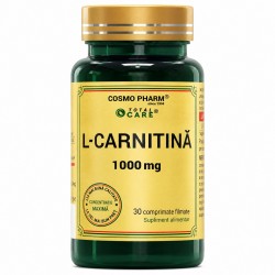 L-carnitina, 1000 mg, 30 tablete, Cosmopharm