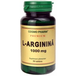 L-arginina 1000mg, 30 tablete, Cosmopharm