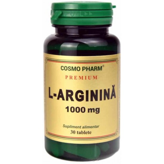 L-arginina 1000mg, 30 tablete, Cosmopharm