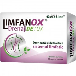 Limfanox Drenaj Detox Total Cleanse, 30 capsule, Cosmopharm