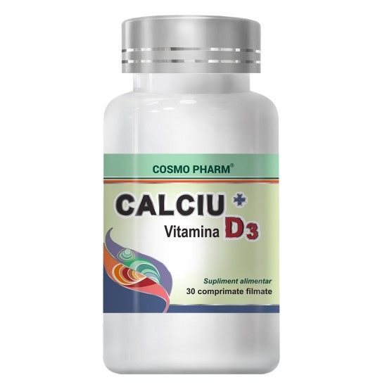 Calciu Vitamina D3, COSMO PHARM, 30 caps