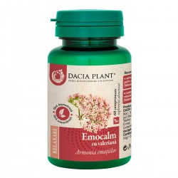 Emocalm cu valeriana, 60 comprimate - Dacia Plant