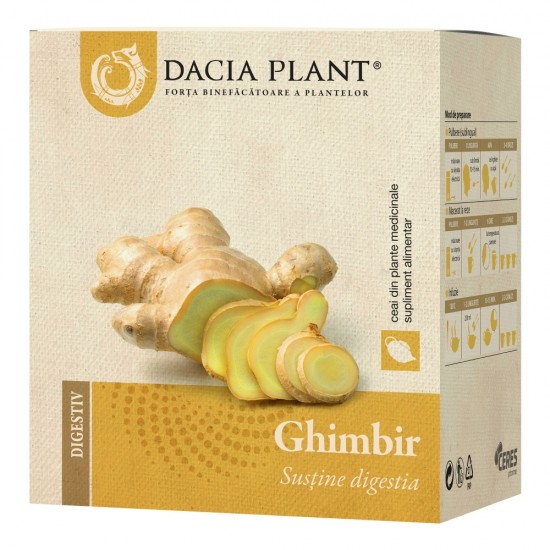 Ceai de ghimbir, 50 g - Dacia Plant