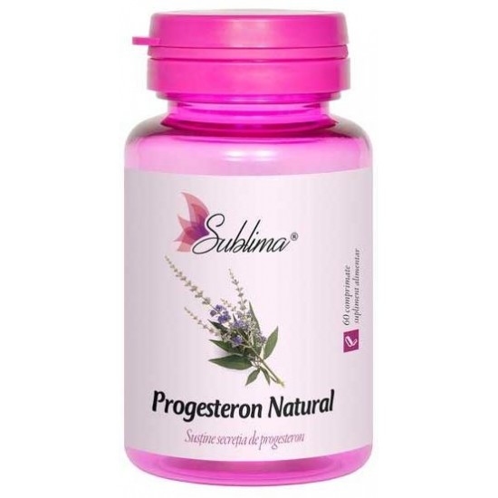 Progesteron Natural Sublima, 60 comprimate - Dacia Plant