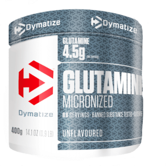 Glutamina Glutamine Micronized Unflavored, 400g - Dymatize