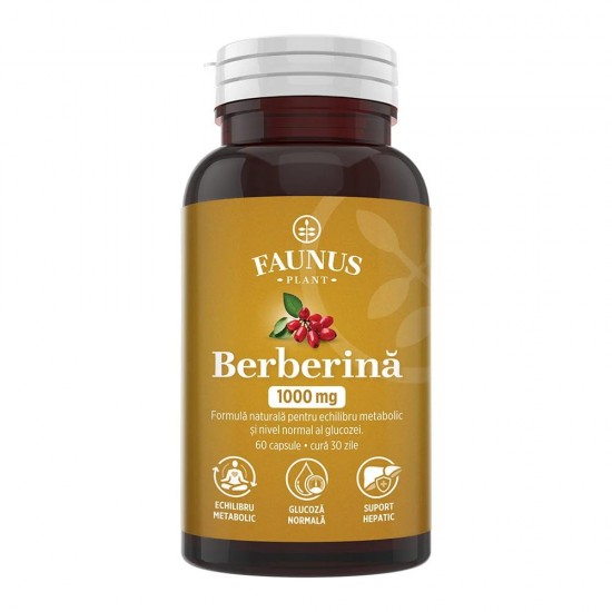 Berberină 60 capsule-Faunus Plant