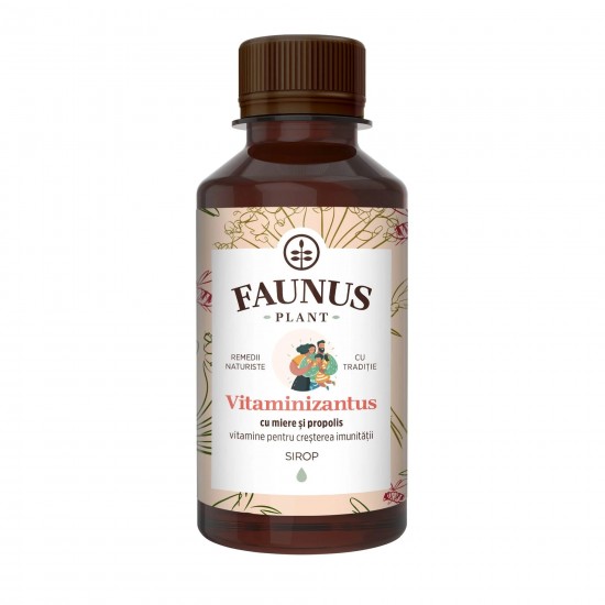 Sirop cu miere si propolis Vitaminizantus, 200 ml - Faunus Plant