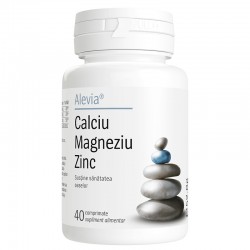 Calciu Magneziu Zinc, 40 comprimate - Alevia
