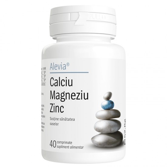 Calciu Magneziu Zinc, 40 comprimate - Alevia