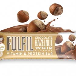 Batoane proteice + Vitamine, Chocolate hazelnut whip, 20g proteine/baton + 9 vitamine, 15batoane/cutie - Fulfil Nutrition