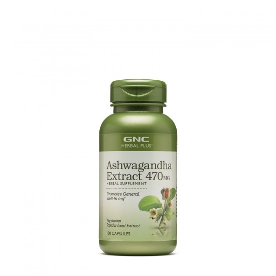 Ashwagandha 470 mg, 100 capsule - GNC
