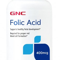 Acid Folic 400 mcg, 100 tablete, GNC